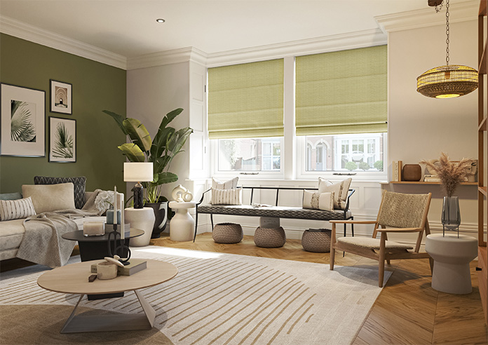 Donegal, Daisy - Motorised Roman Blind - Image 6